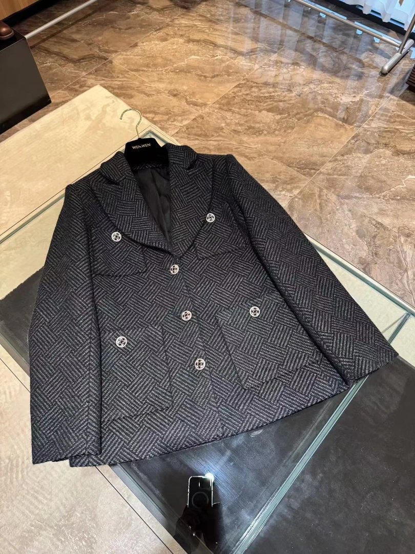 WW2025新款女士时尚短款春秋外套241053