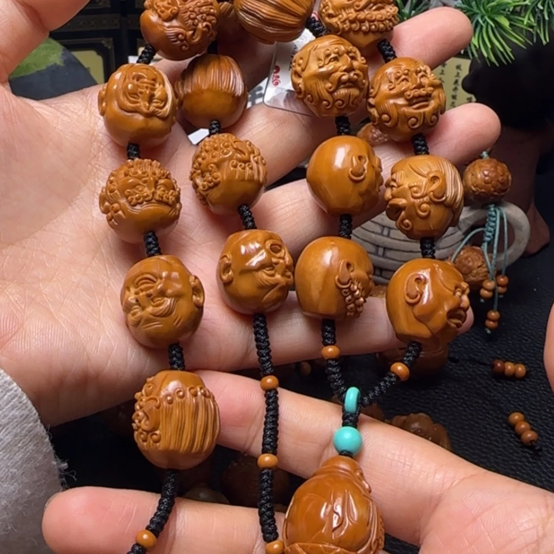 【闪购商品】橄榄核手串须派脖挂