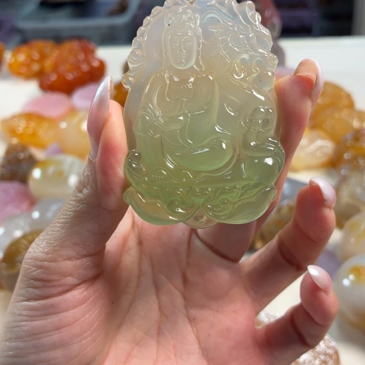 玛瑙/玉髓未镶嵌吊坠(不含链)