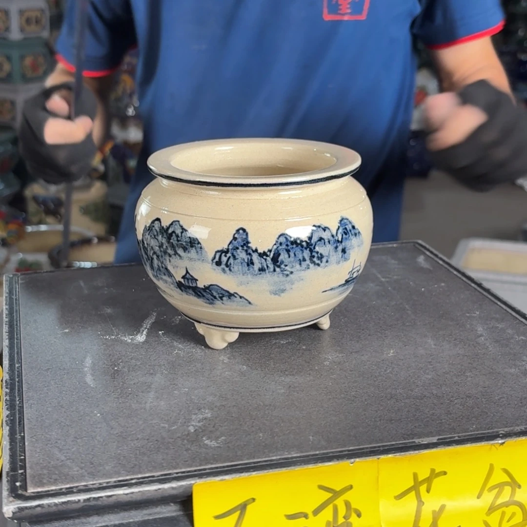 一风堂石湾花盆 内9*8