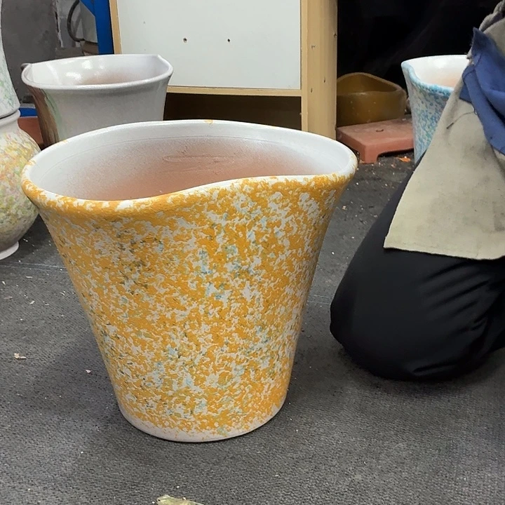 30×26×29 -粗陶花盆有孔-买买买