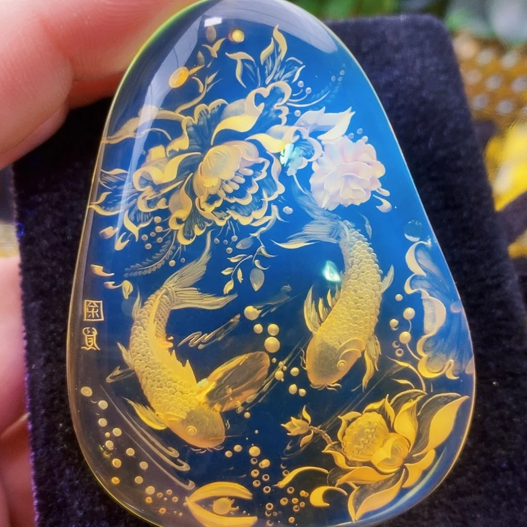 【闪购商品】金珀吊坠(不含链)未镶嵌