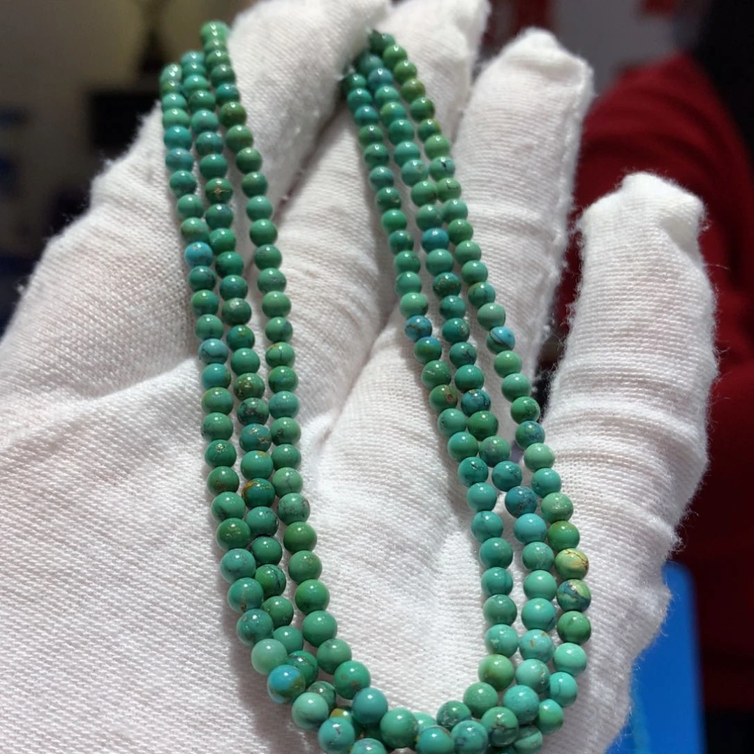 未镶嵌绿松石长链