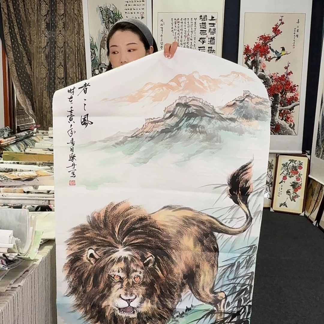 纯手绘国画作品作品