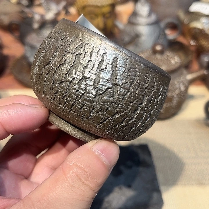 摆件柴烧裸烧茶具放漏546