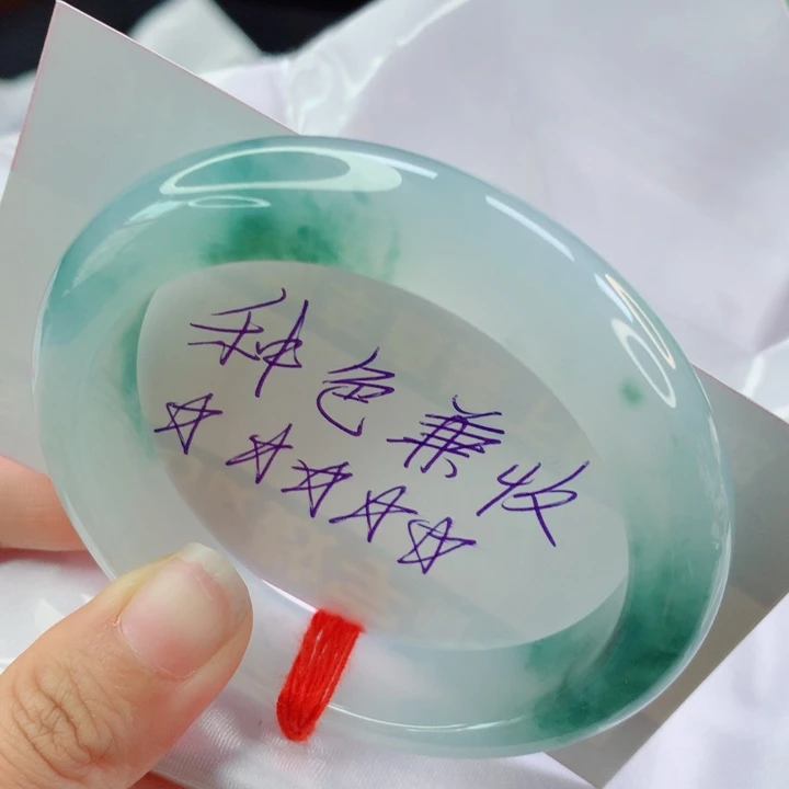 翡翠足银镀金镶嵌手镯新品强推