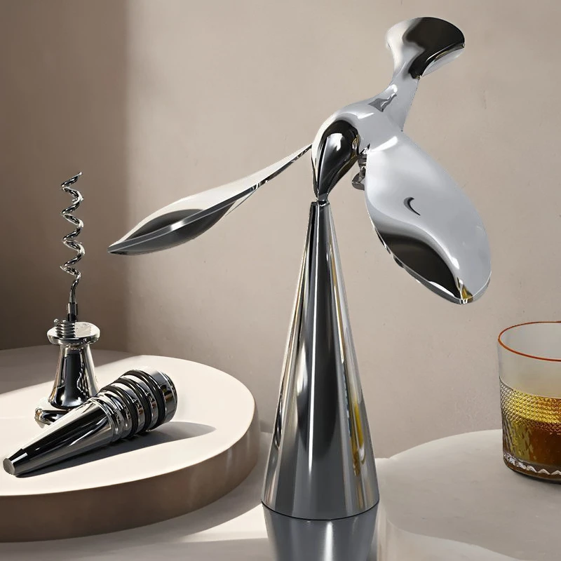 平衡飞鸟开瓶器红酒起瓶器啤酒瓶起子开酒器金属悬浮不倒翁摆件