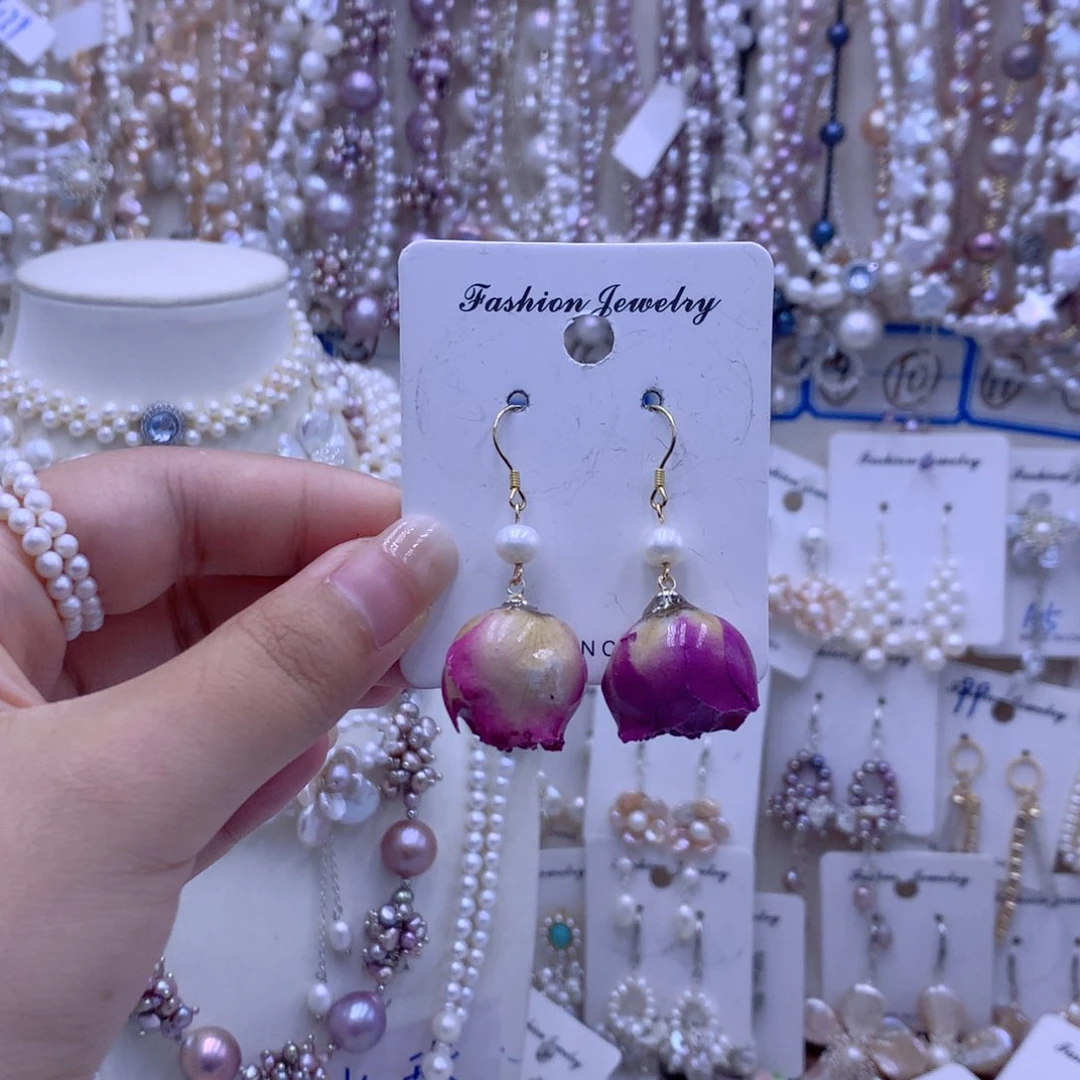 淡水珍珠银S925镶嵌颈饰