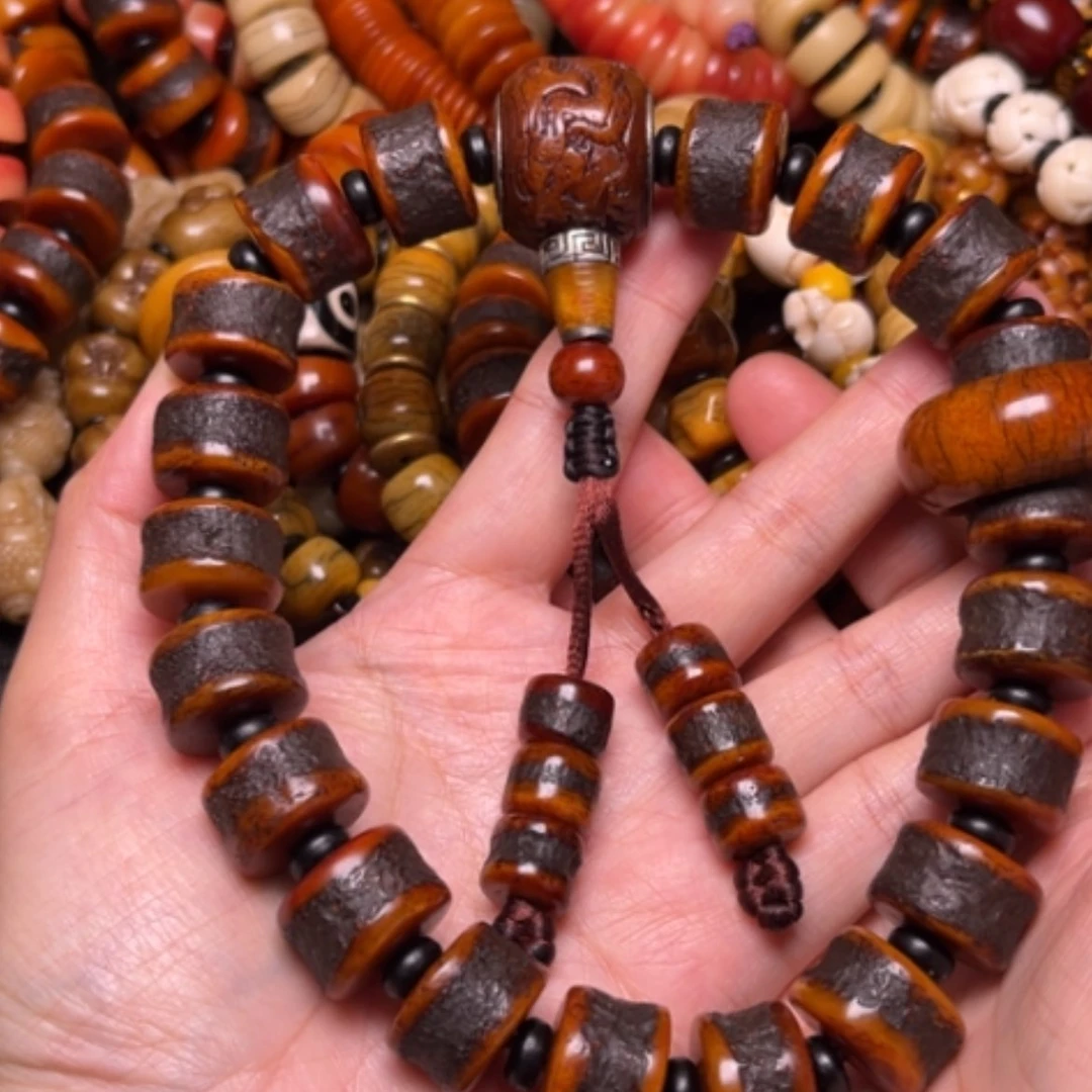 【闪购商品】手串/手链牛骨牛骨红17×20颗弟子珠