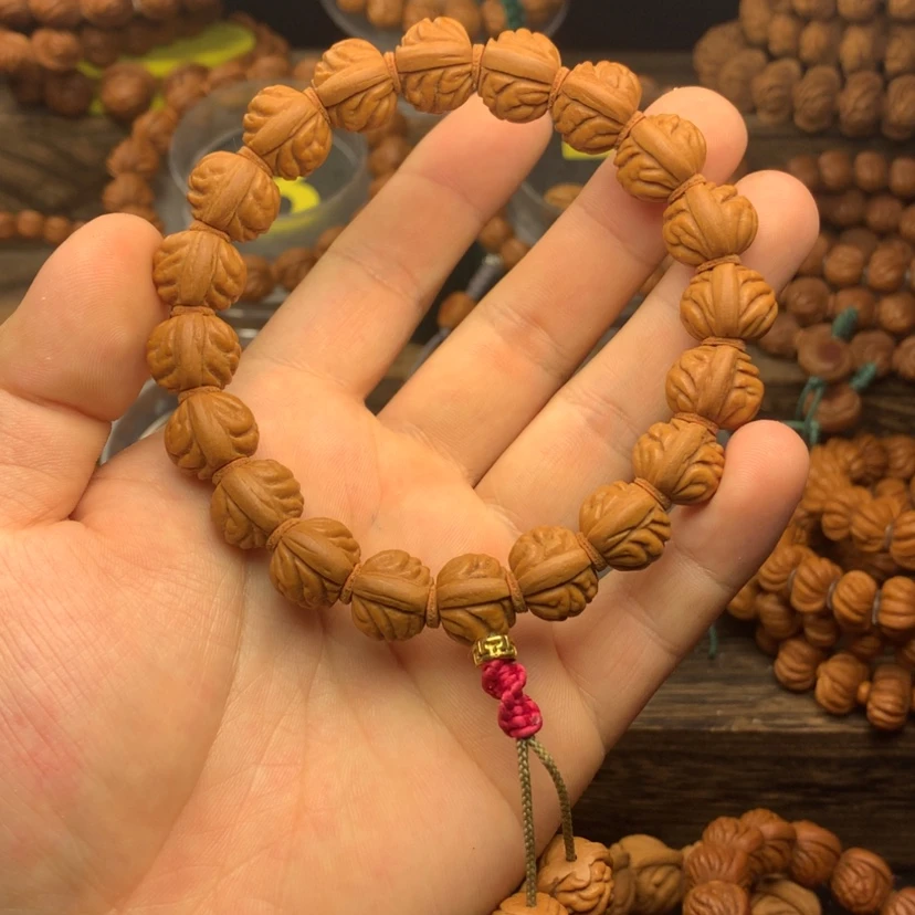 【闪购商品】桃核吊坠14野生金禅