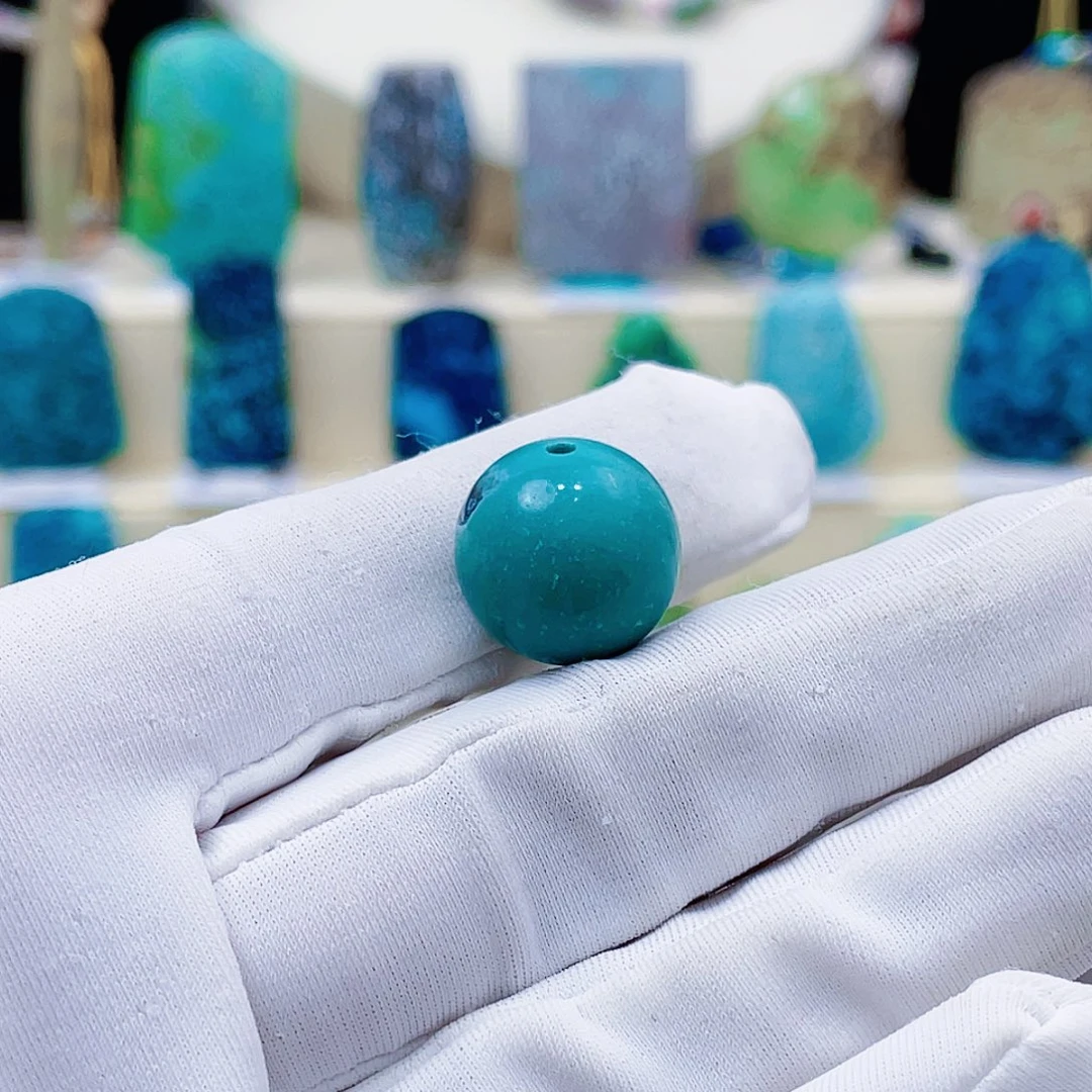 绿松石未镶嵌挂件