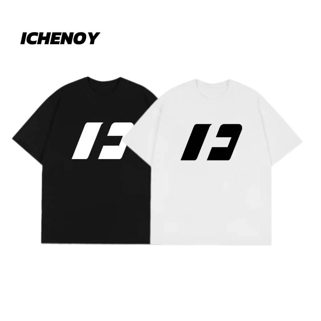 【大集】美式休闲发泡字母印花圆领T恤百搭男女重磅宽松潮流短袖