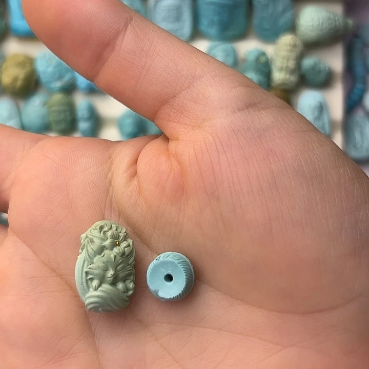 龙***0未镶嵌绿松石挂件