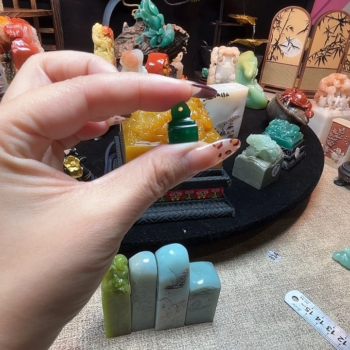 印石昌化石雅安绿