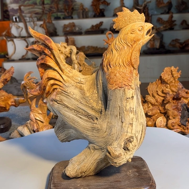 柏木（崖柏）根雕工艺摆件