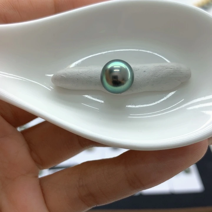 海水珍珠裸珠绿色