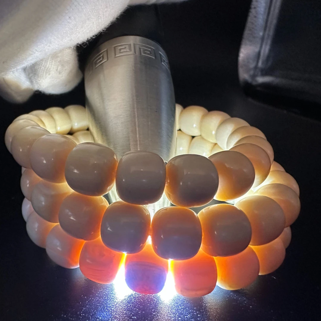 天然猛犸牙老型单圈 果冻料极润系列Y0111