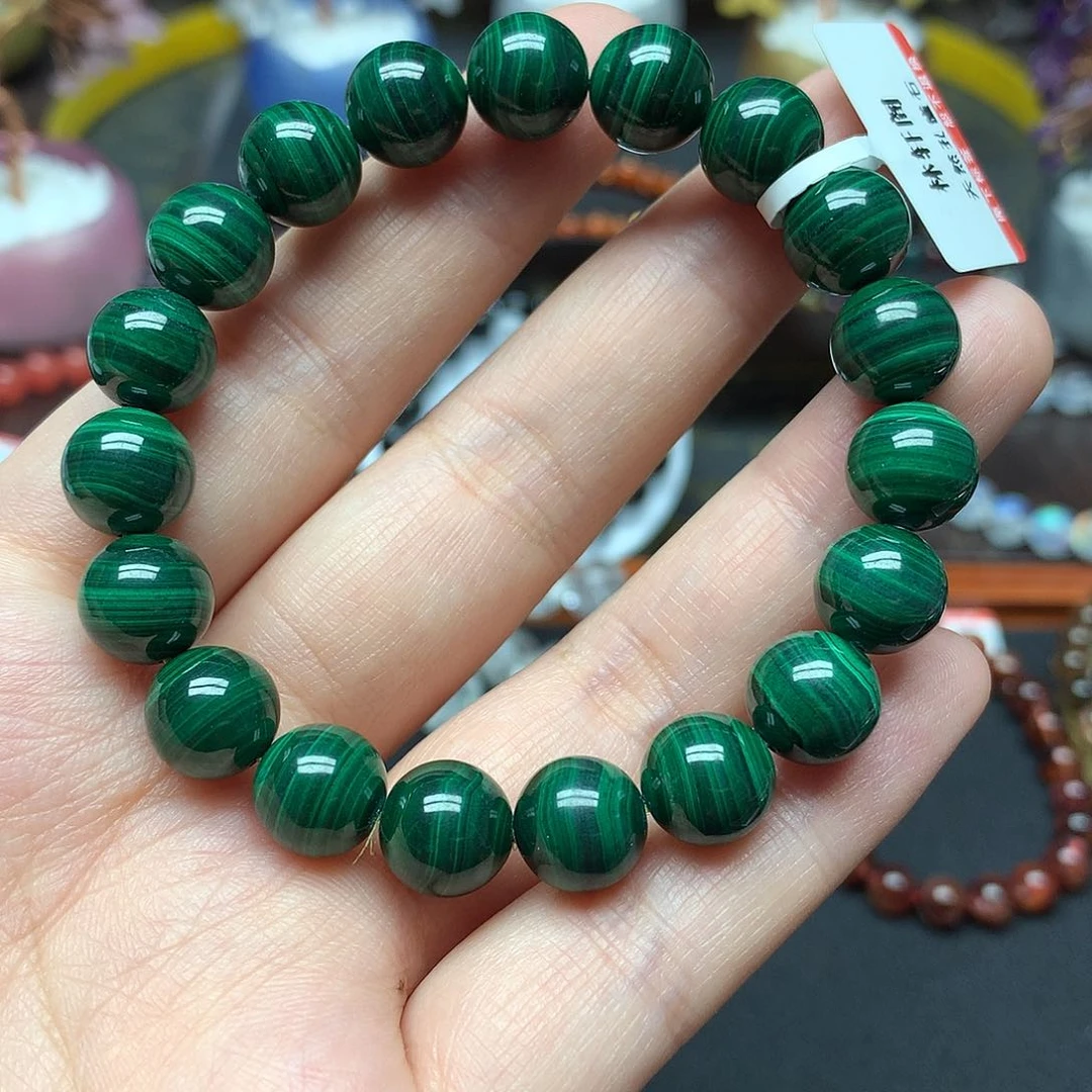 孔雀石未镶嵌手链