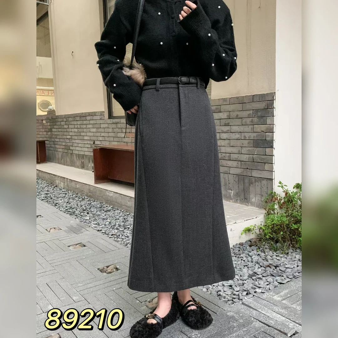 89210 （部分无水洗唛，介意慎拍） SANFAN新款加厚半裙