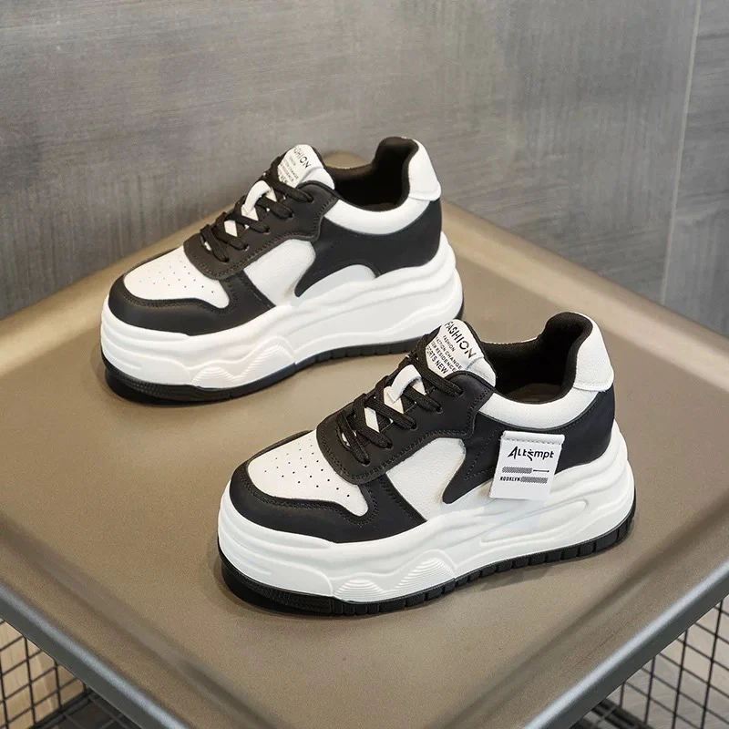 女生秋冬厚底学生休闲小白鞋板鞋F02