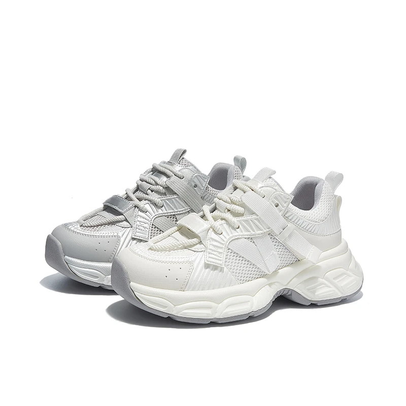 时尚厚底轻便运动鞋新款增高鞋休闲松糕百搭老爹鞋H67(贾）