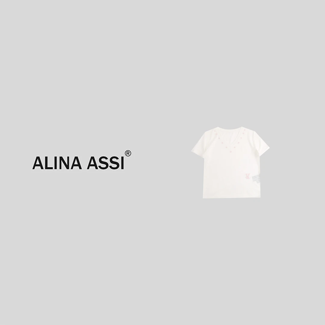 【WW】2025春夏新款百搭简约显瘦女短袖上衣B0235