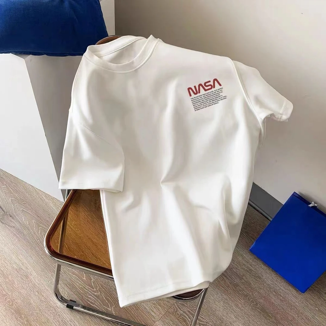 夏季港风情侣装T恤女小众短袖体恤宽松BF原宿风ins半袖潮流男上衣