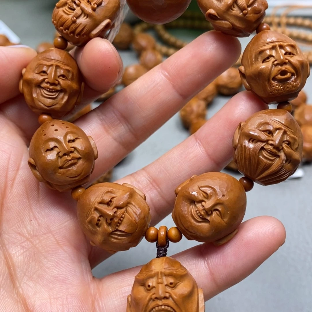 橄榄核吊坠十八罗汉