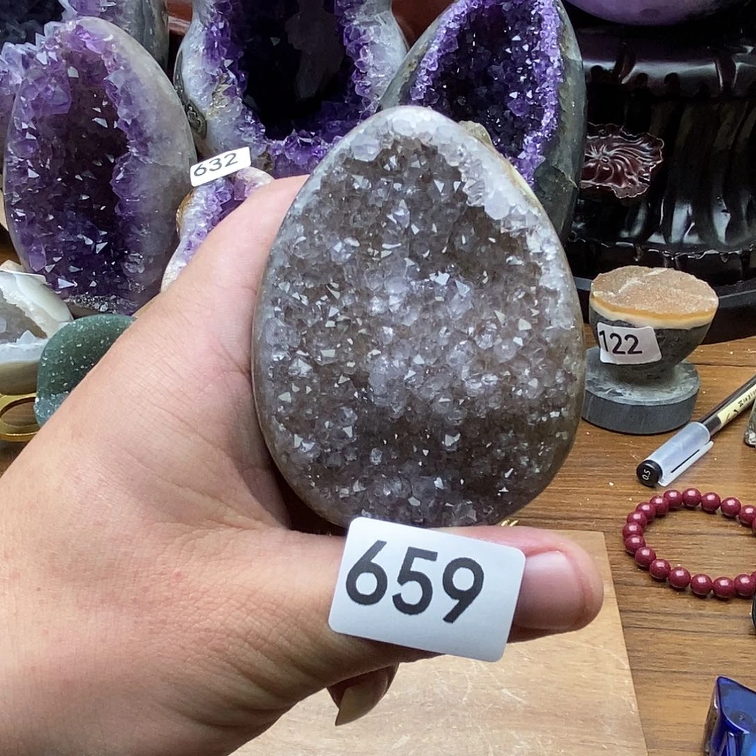 紫晶摆件未镶嵌摆件