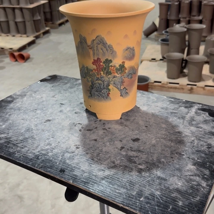 紫砂紫砂花盆破损补发高度25口径20单只