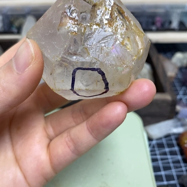 水晶水晶柱未镶嵌日****水