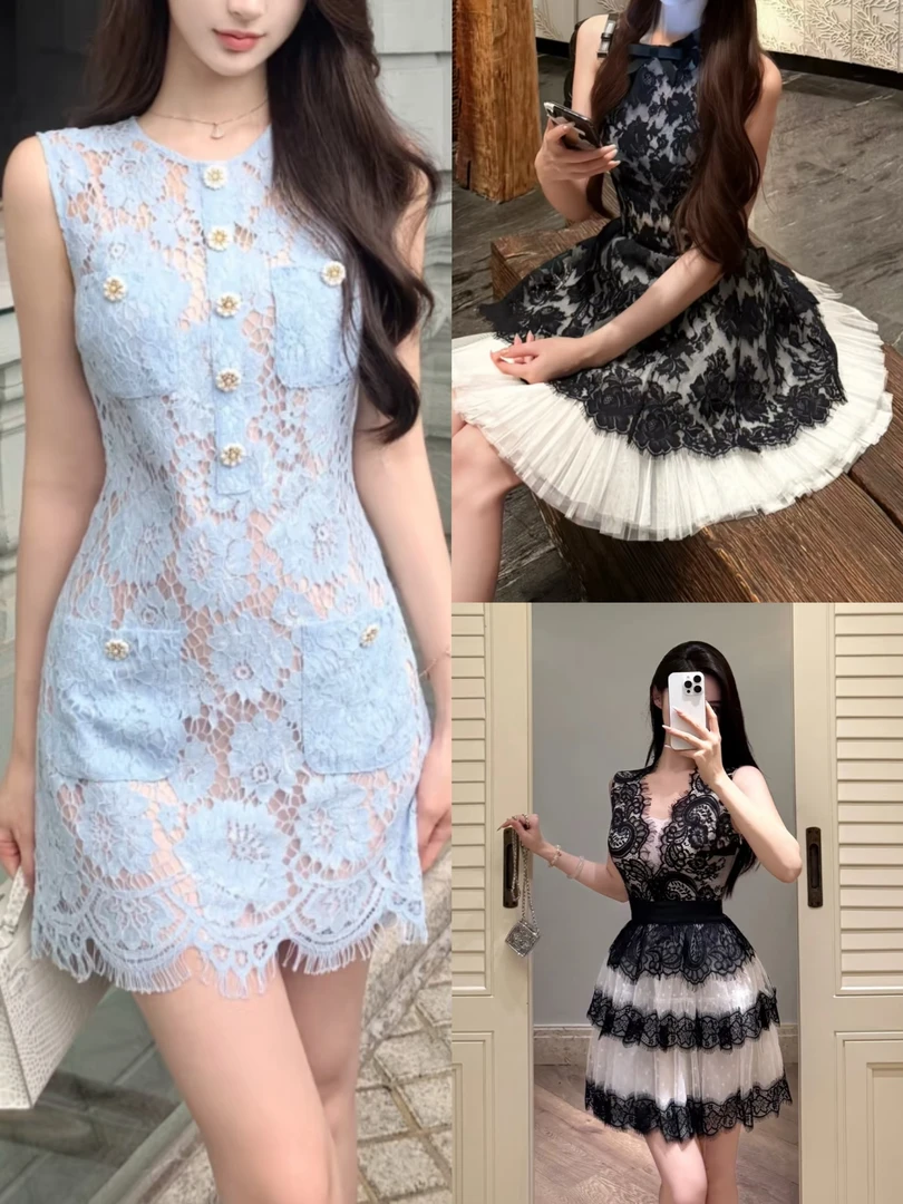 A1501-1600 气质淑女连衣裙夏季