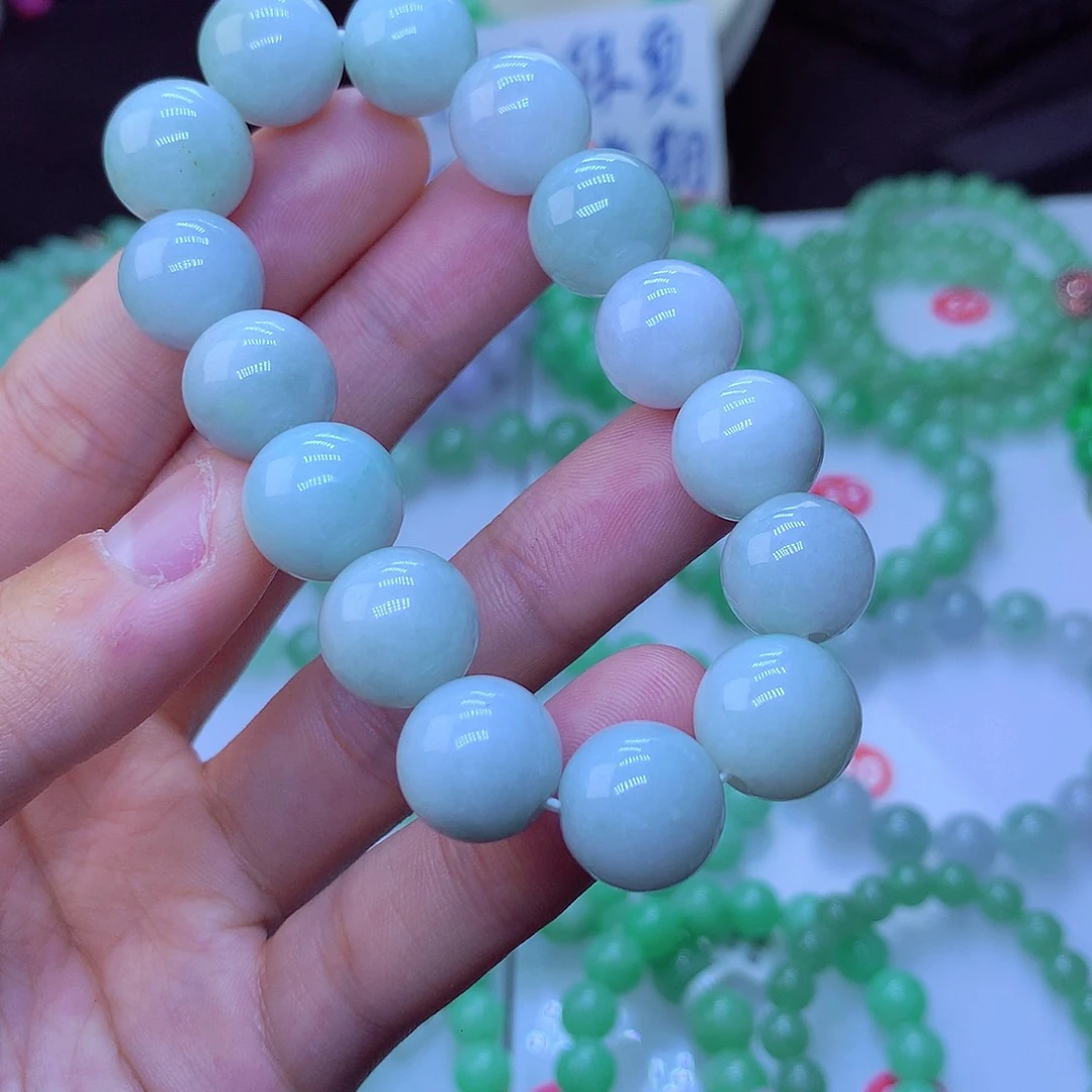 翡翠毛衣链未镶嵌卡13