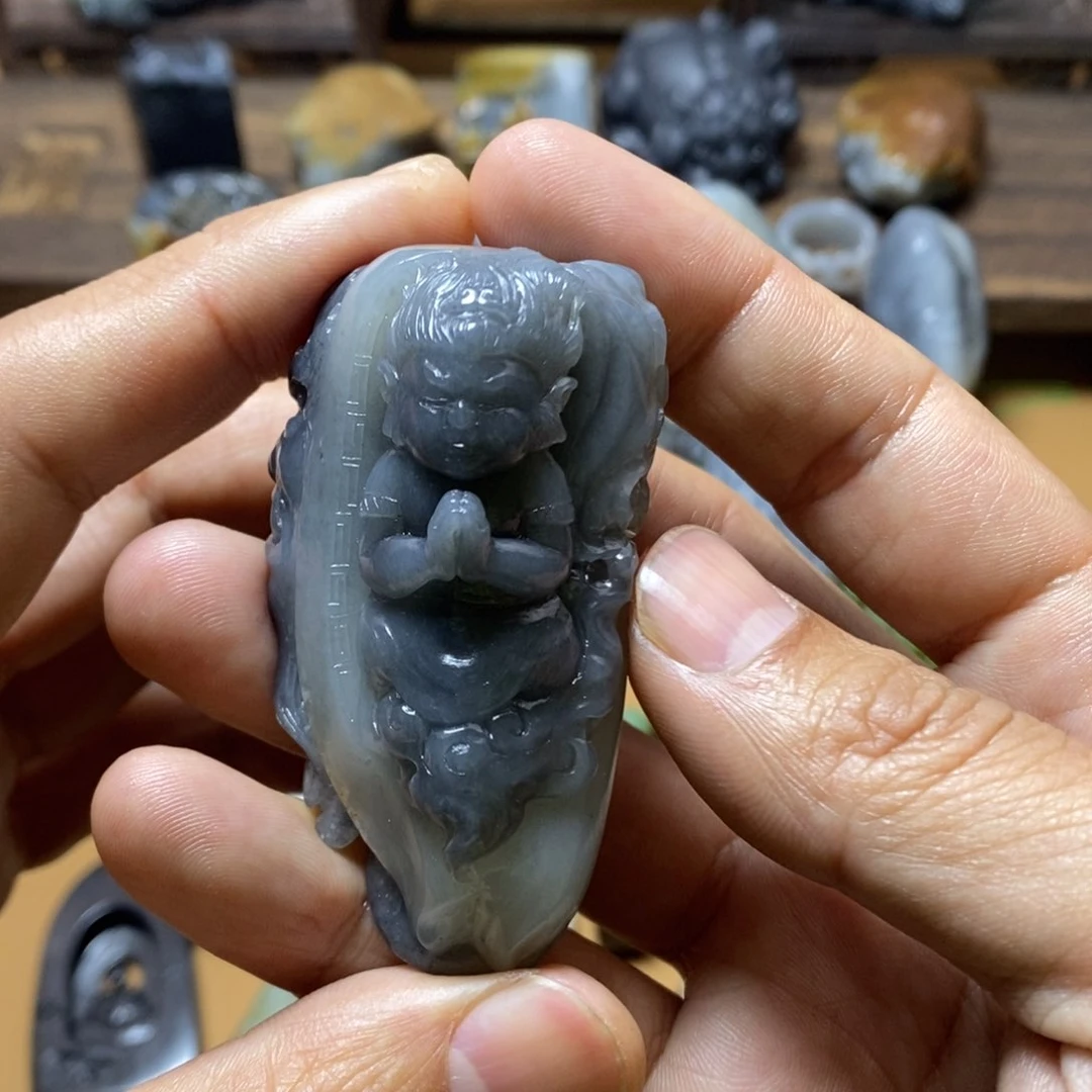 和田玉颈饰未镶嵌