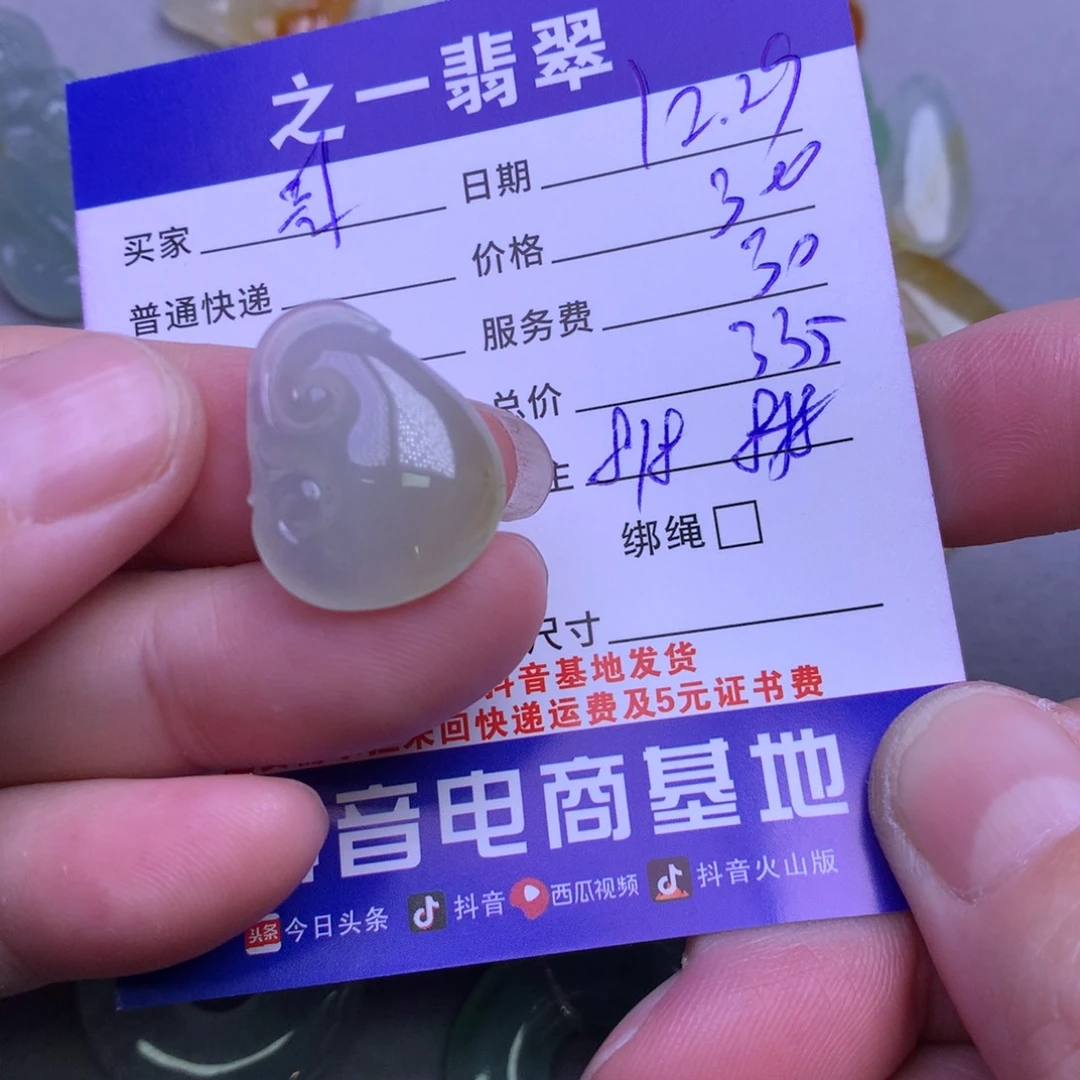 颈饰未镶嵌翡翠鮑****饰