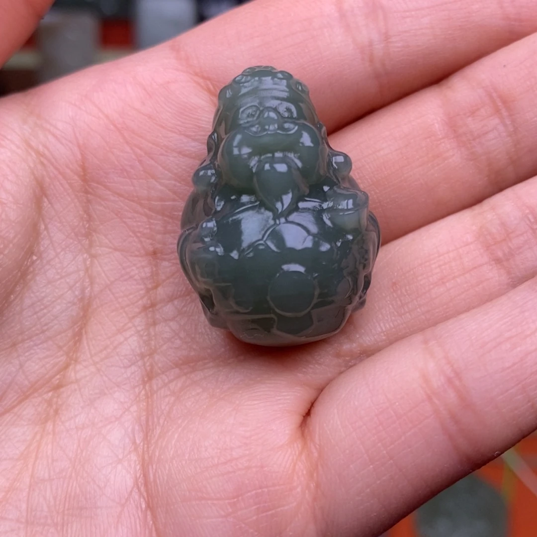 和田玉颈饰未镶嵌穿绳需备注