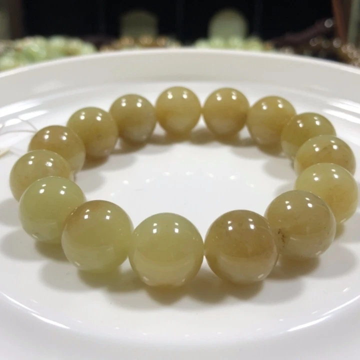 和田玉未镶嵌手链卡12