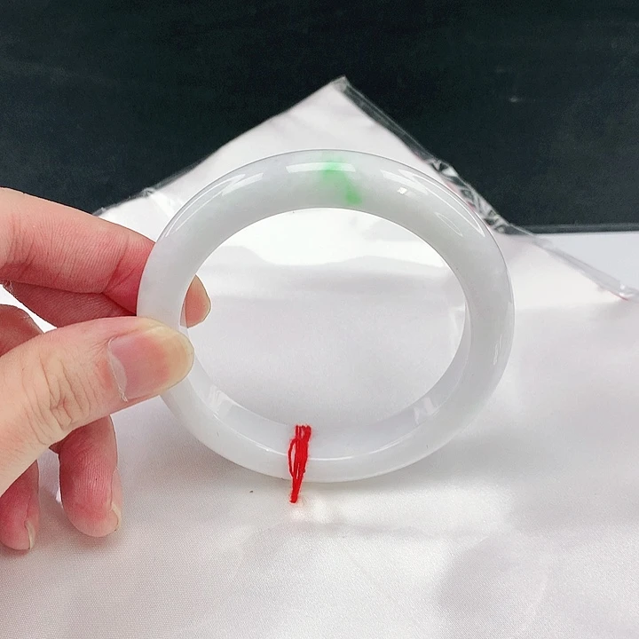 翡翠未镶嵌手镯圈58.6。40172