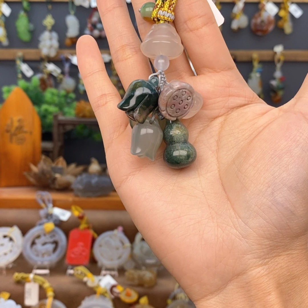 玛瑙/玉髓车挂未镶嵌6666666