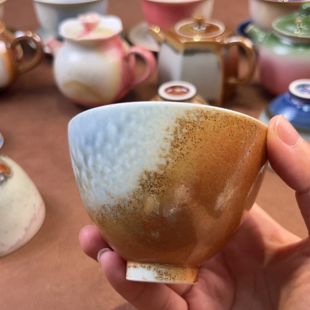 手工制作窑变茶器