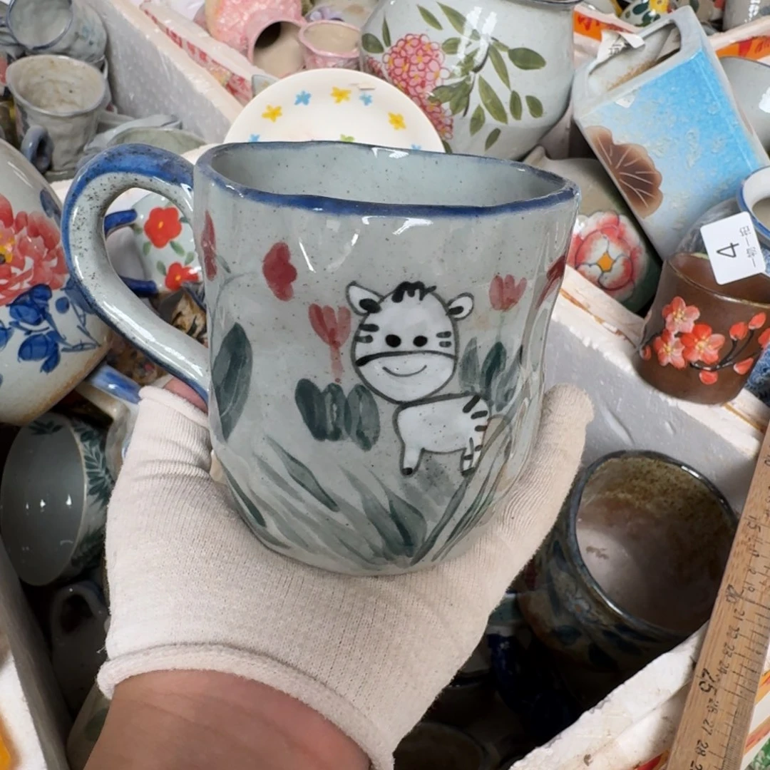 釉下彩瑕疵处理慎拍22