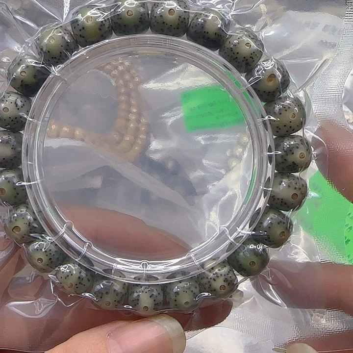 星月菩提手串211哈哈绿星月菩提1.0桶单圈