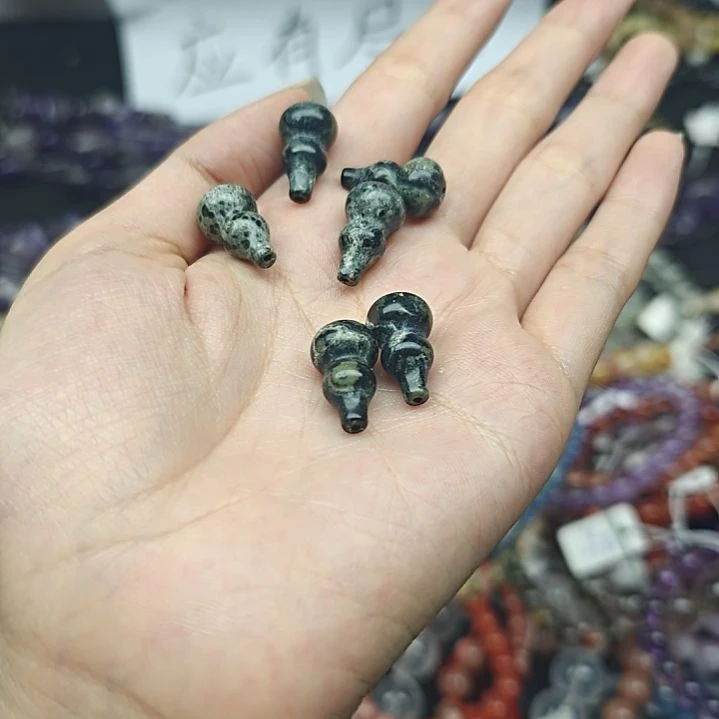 玛瑙/玉髓散珠五个装10*17mm雀宅石葫芦天然