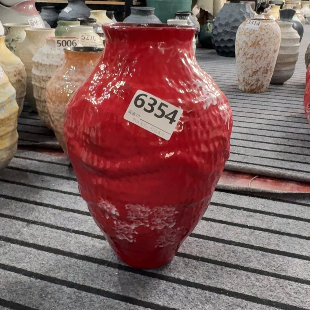 玉***m摆件景德镇高温花瓶编码6354高37口11默认无孔