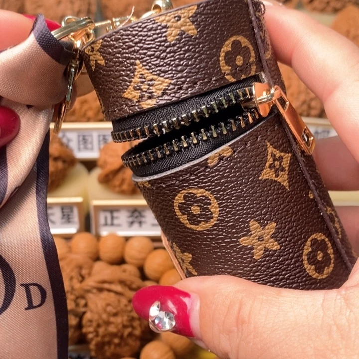 桃核吊坠文玩收纳包