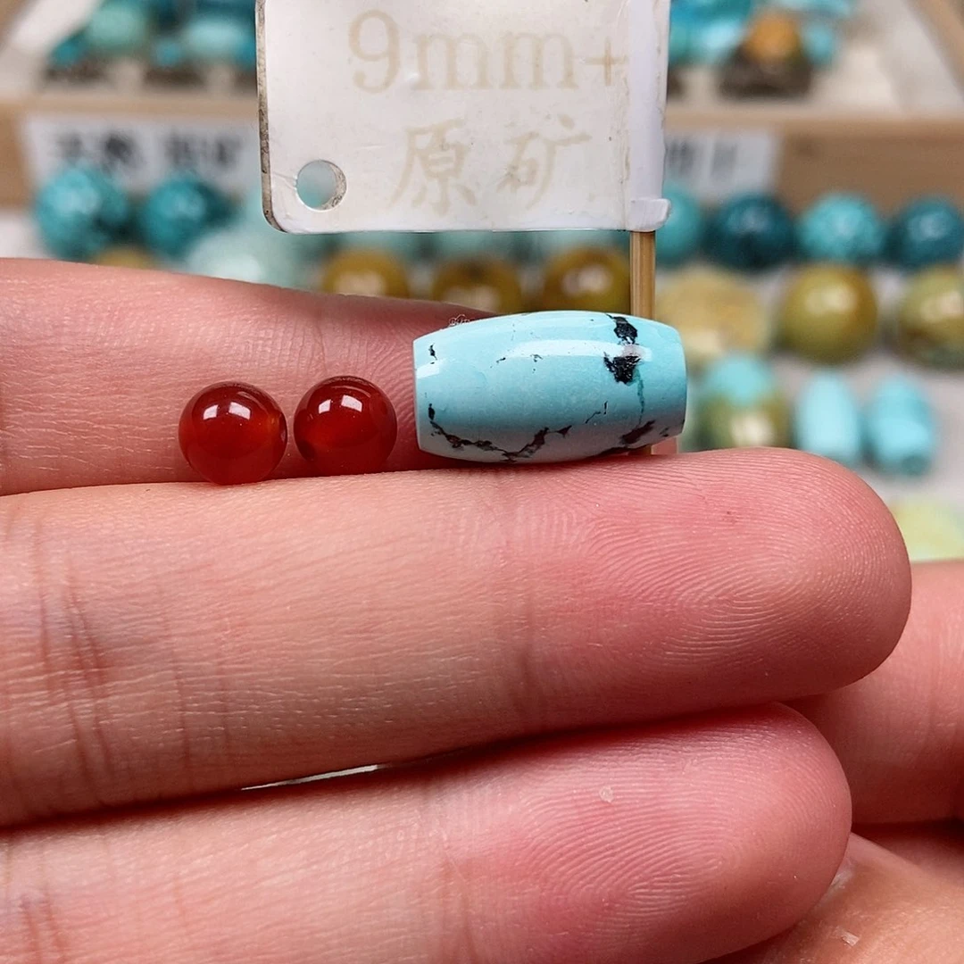 未镶嵌南红玛瑙珠宝半成品