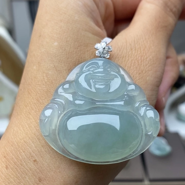 【闪购商品】颈饰18K金镶嵌翡翠58