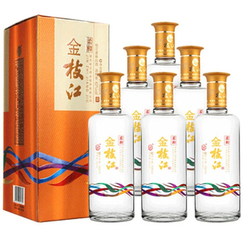 枝江中华42度柔和金枝江湖北特产枝江酒整箱500ml*6瓶 整箱