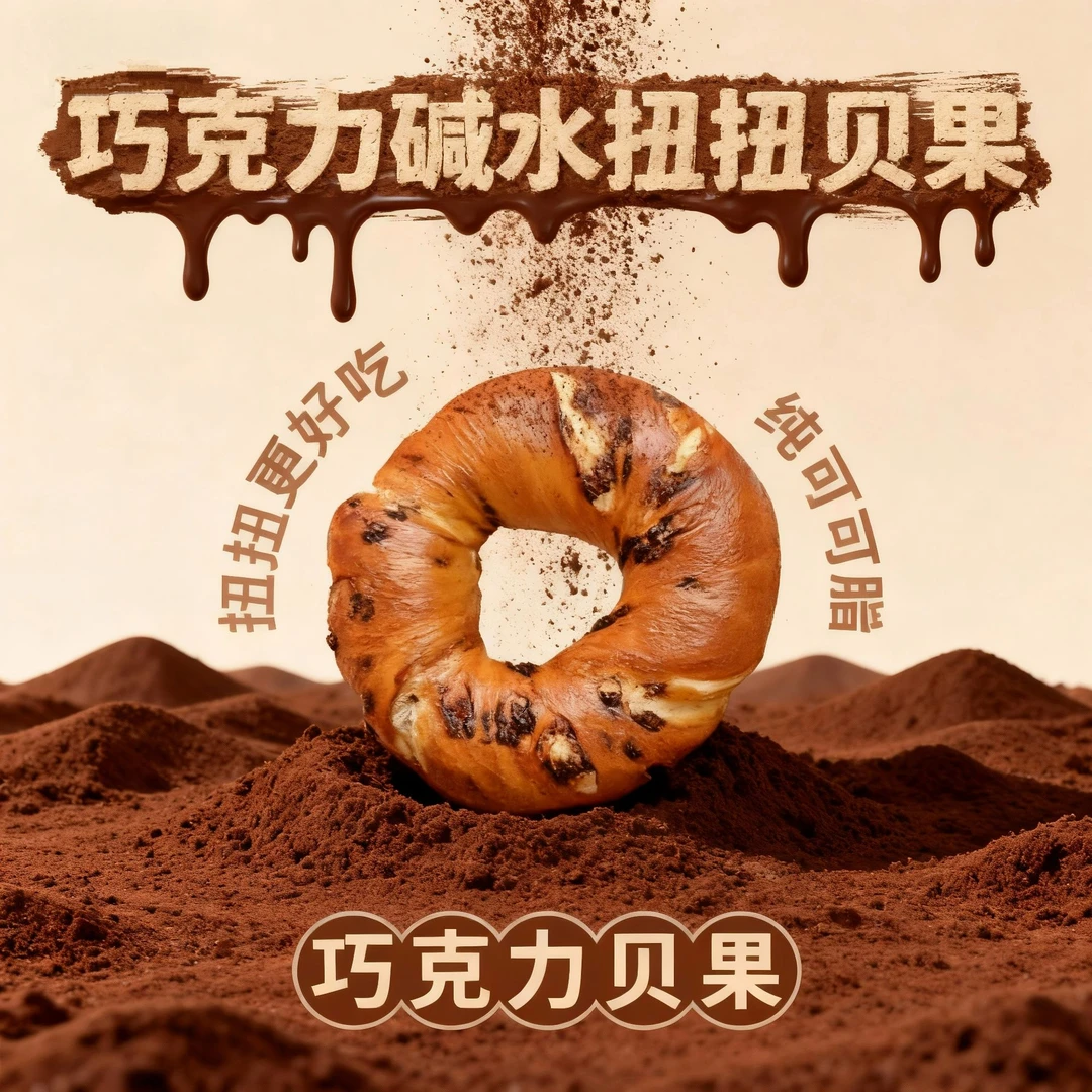 【贝果控新选择】5款口味每日现烤，短保，山m同款工艺升级口感！