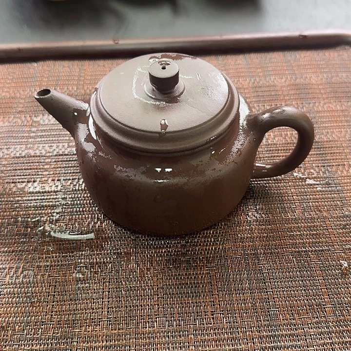 茶壶紫砂微瑕德中紫泥